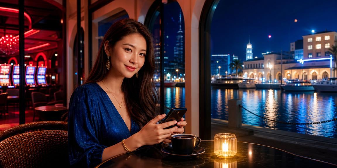 Pemain Malaysia bermain poker dalam talian melalui peranti mudah alih dengan antara muka kasino