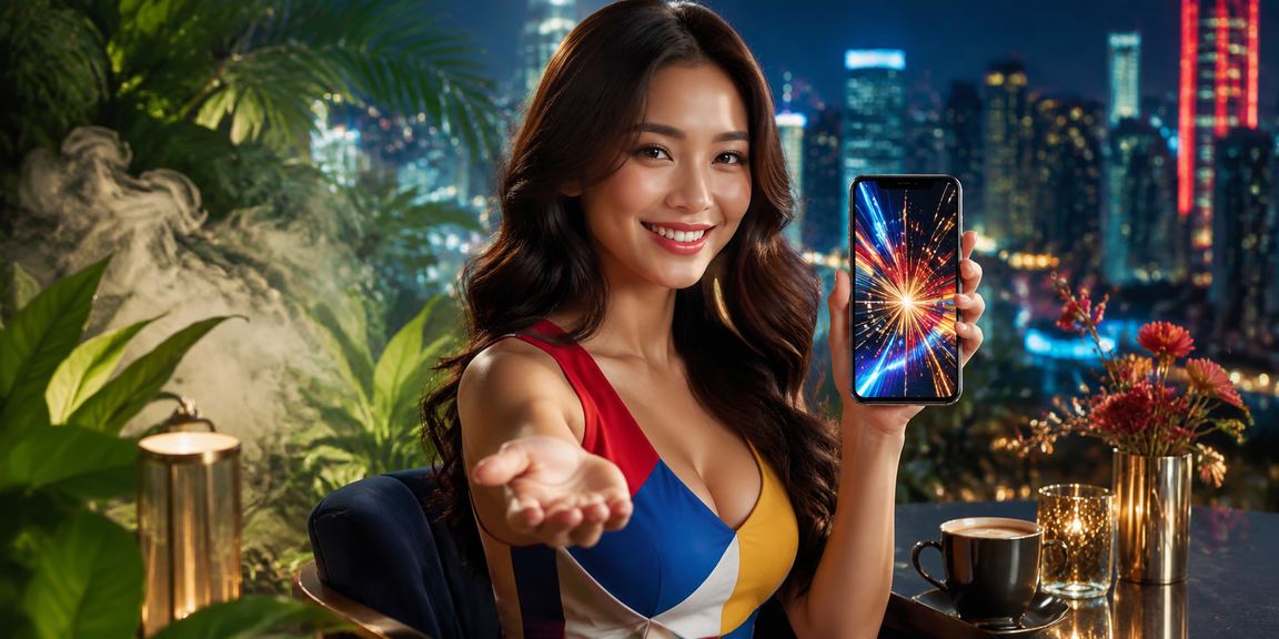 Pengguna di Petaling Jaya bermain poker dalam talian melalui telefon pintar dengan antara muka mudah alih
