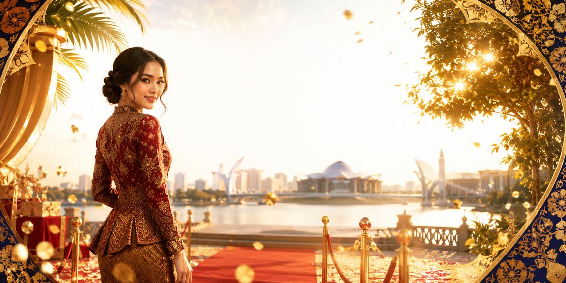 Suasana hiburan kasino mewah di Putrajaya dengan sentuhan batik Malaysia